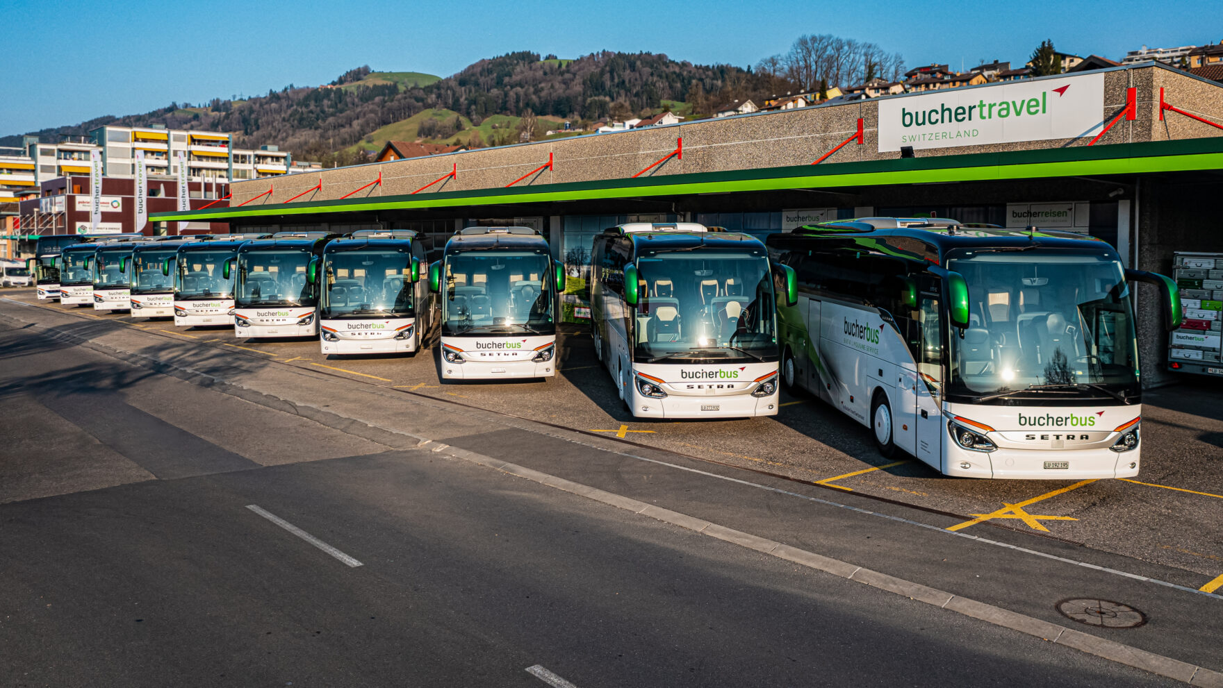 Our Mercedes-SETRA coach fleet